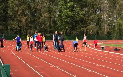 Zondag 14 April 2019 Olimpic jeugdmeeting in Pelt.